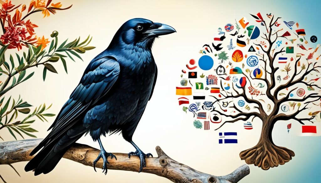 cultural differences in crow symbolism