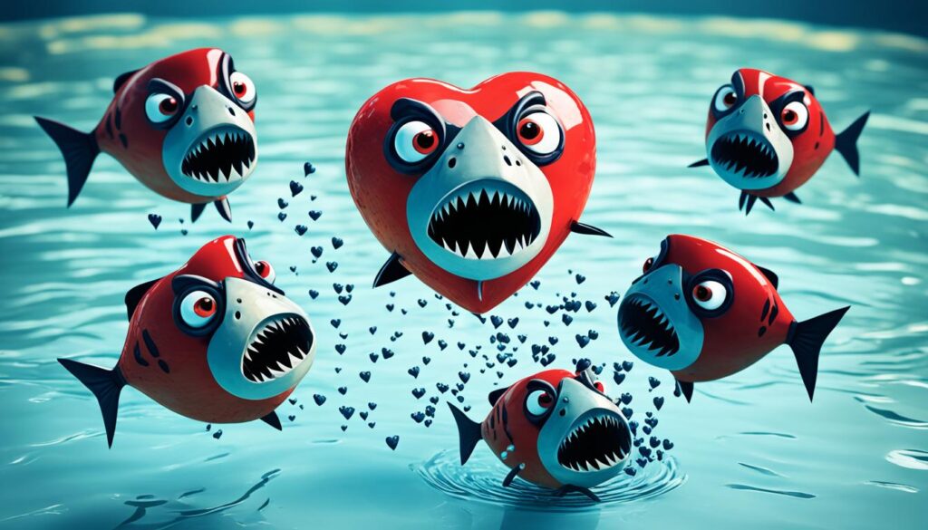 relationship symbolism in piranha dreams